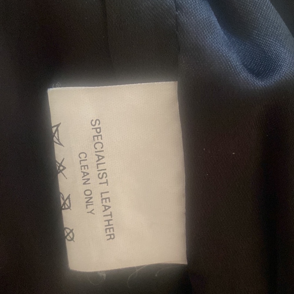 Vintage ADLER Y2K Mens Black Leather Bomber Jacket M Medium $300 EUC lcsr - Picture 12 of 16